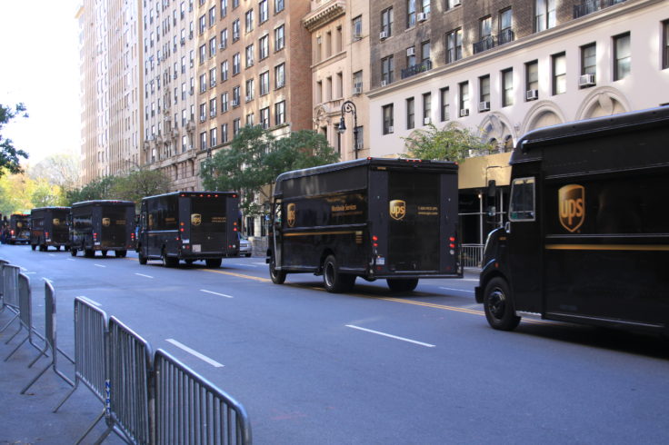 5157027820_092b646600_o Fleet of UPS Trucks on NYC Streets